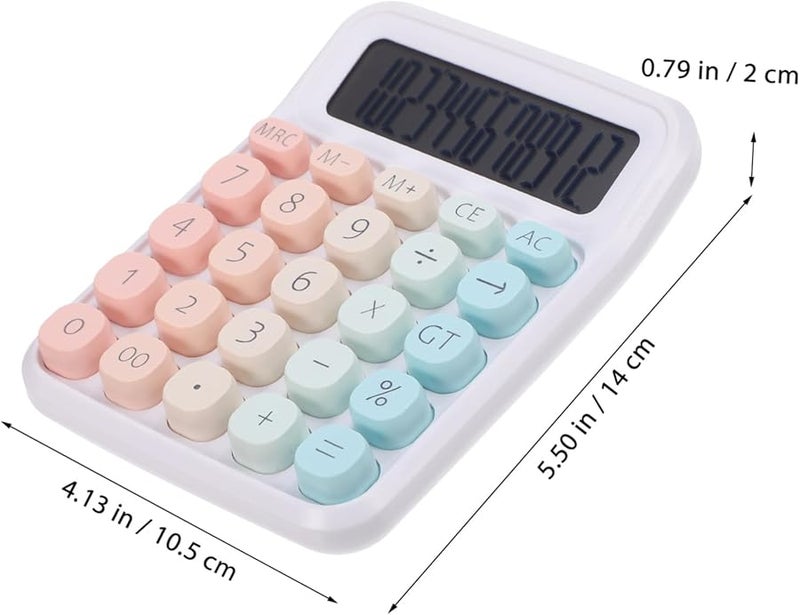Pink Cute Aesthetic Office Calculator For Desk School And Work Use - Image 2